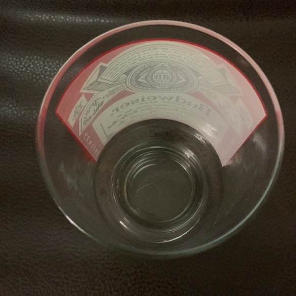 Vintage Budweiser Extra Large Wide Rim Logo Glass, Oversized, 26 Fl. Oz., - Picture 4 of 5